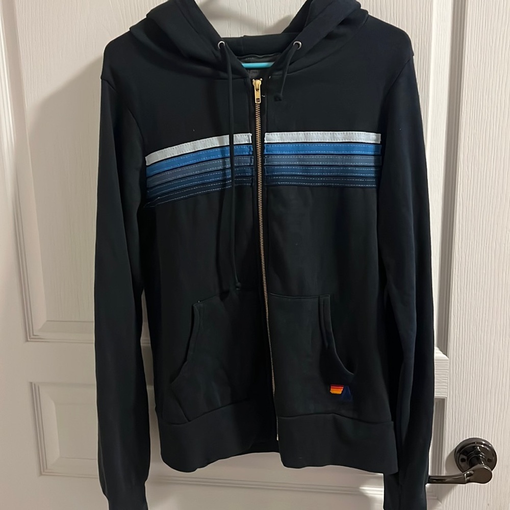 Aviator Nation Blue ZipUp Jacket